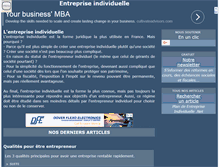 Tablet Screenshot of entreprise-individuelle.net